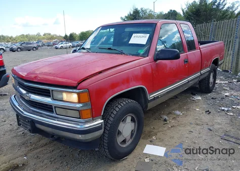 1998 Chevrolet K1500 Fleetside z USA, uszkodzony, nr VIN 2GCEK19R2W1274711